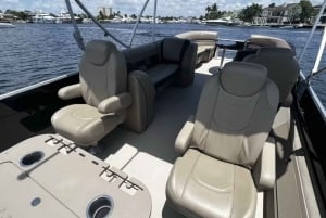 Fort Lauderdale Alquiler privado de pontones para 12 personas