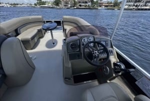 Fort Lauderdale: Noleggio di un pontone privato per 12 persone