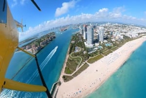 Miami: Private helicopter tour in French