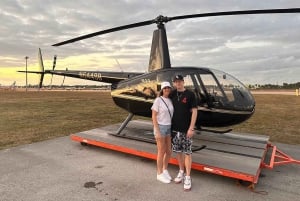 Miami: Private helicopter tour in French