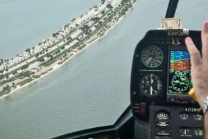 Miami: Private helicopter tour in French