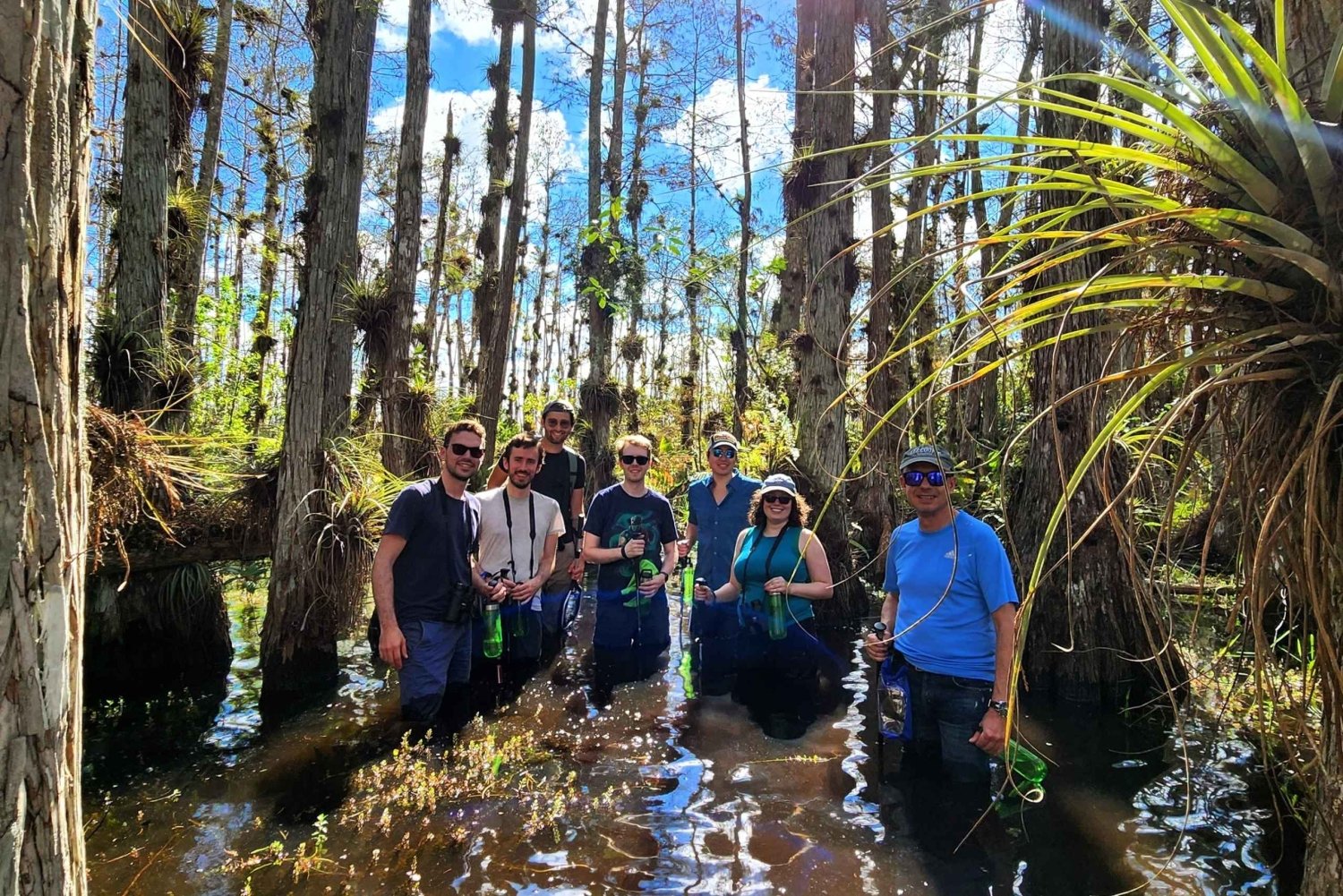 Depuis Miami : Visite des Everglades avec marche sur l'eau, excursions en bateau et déjeuner