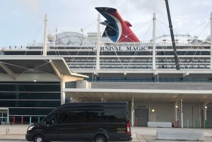 Ft. Lauderdalen lentokenttäkuljetus Miamin satamaan/hotelliin Van14pax
