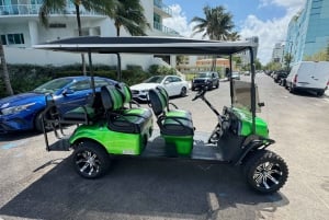Golfbilsuthyrning Miami 6 timmar