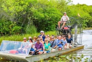 Półdniowe wycieczki łodzią pneumatyczną po Everglades i transport