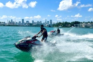 Miami Playa: Alquiler de motos acuáticas en Miami Beach y paseo en barco