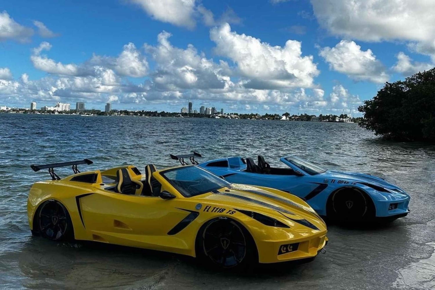 Jetcar Miami: 1 JetCar Miete | 1h | 250$ fällig beim Check-in