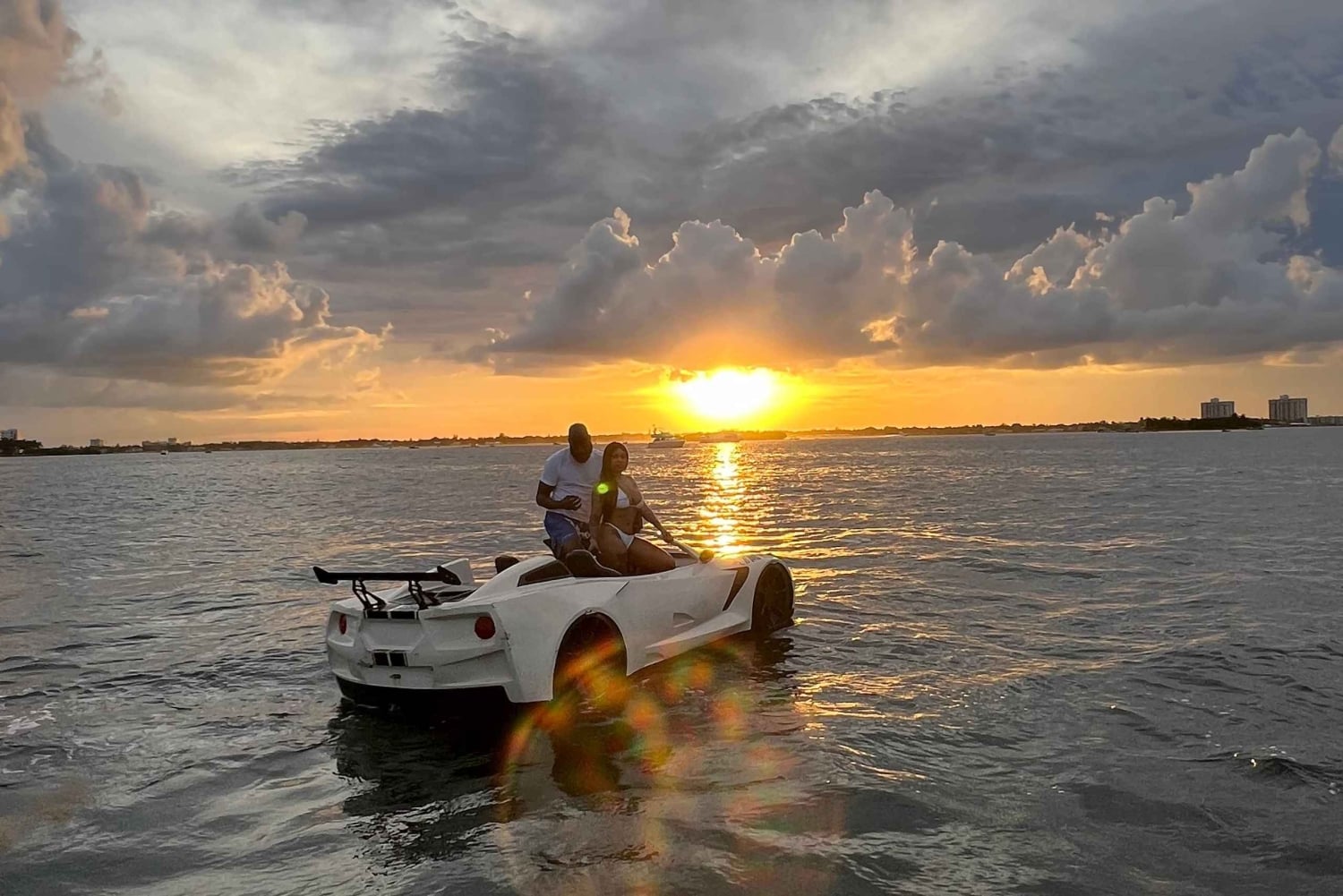 JetCars Miami Beach & Free Boat Ride + $250 Due At Check in