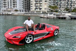 JetCars Miami Beach & Free Boat Ride + $250 Due At Check in