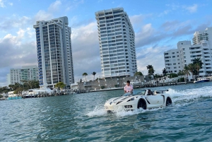 JetCars Miami Beach & tour en bateau gratuit + 250 $ à payer à l'enregistrement