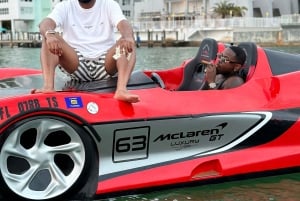 JetCars Miami Beach & Free Boat Ride + $250 Due At Check in