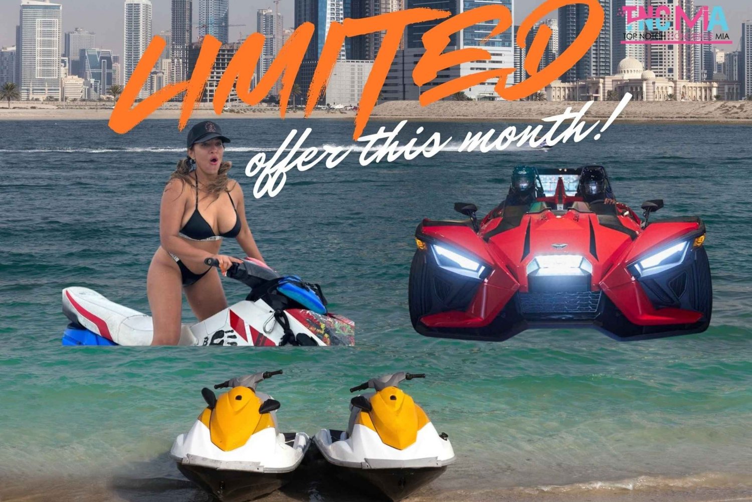 Pacote de Jetski e Slingshot $50 OFF! (muito limitado)