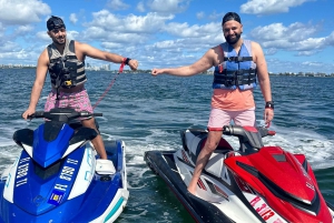 Miami: Jetski-tur i Miamis vakre farvann