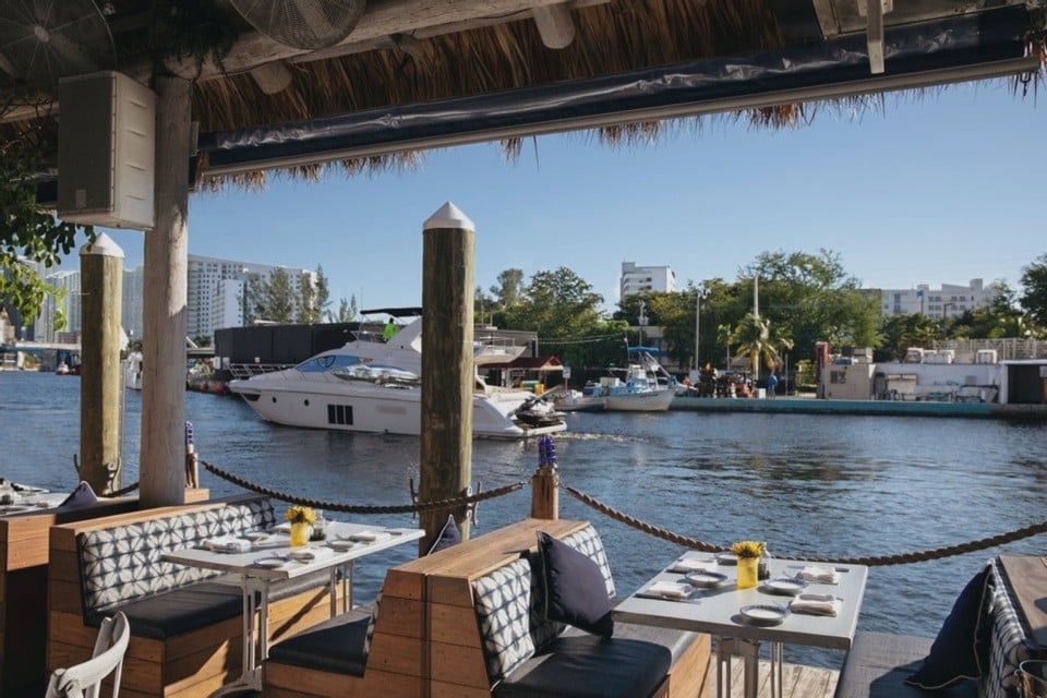 The best place to eat and drink waterfront in Miami