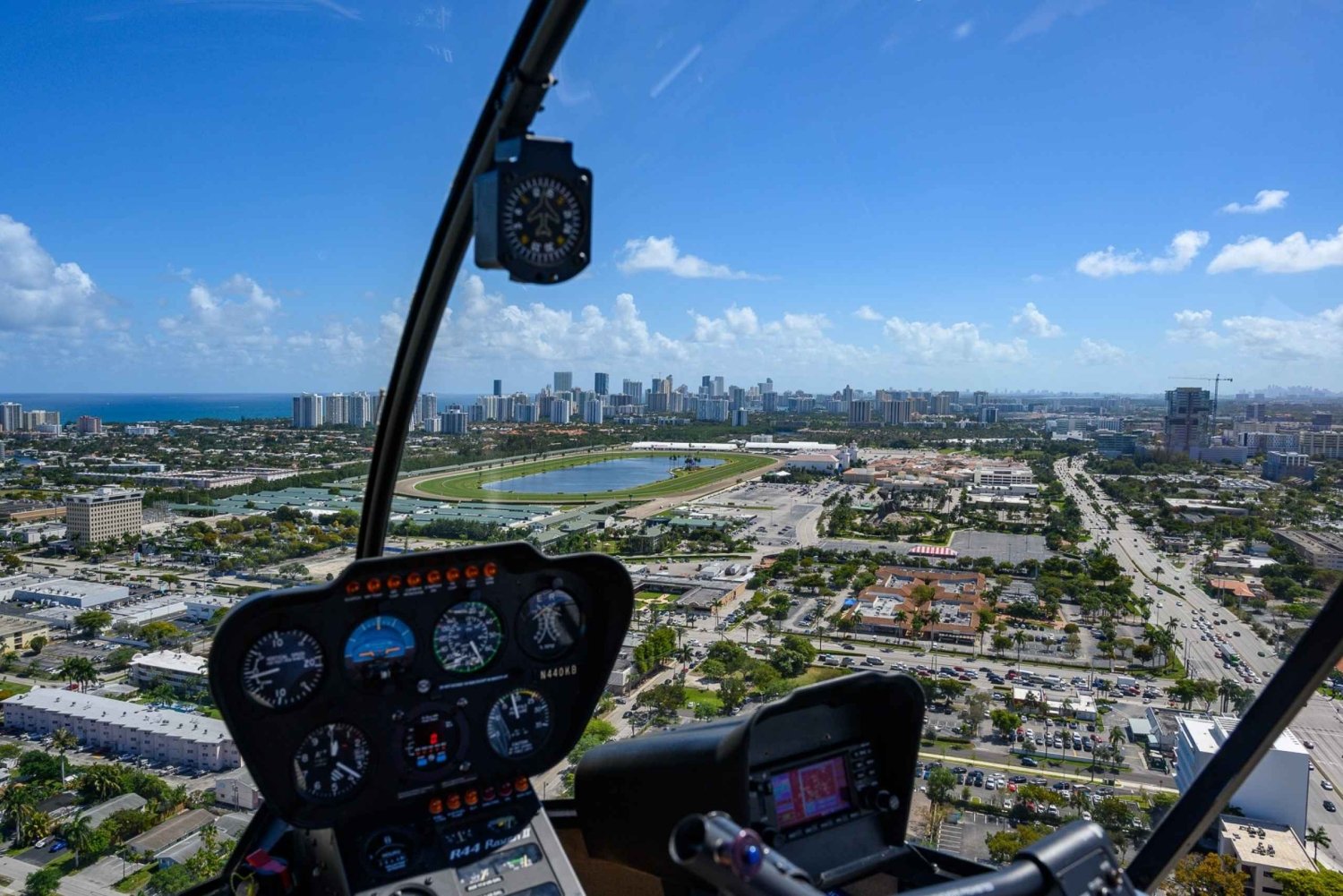 Lauderdale: privéhelikopter-hardrockgitaar-Miami Beach