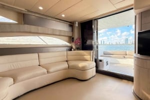 Bateau privé de luxe de 18 mètres + 2 jet-skis vers les îles de Miami