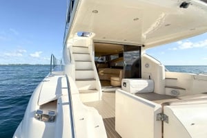 Bateau privé de luxe de 18 mètres + 2 jet-skis vers les îles de Miami