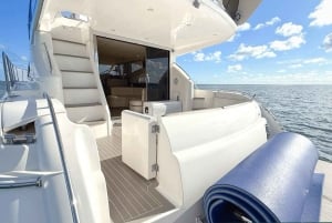 Bateau privé de luxe de 18 mètres + 2 jet-skis vers les îles de Miami
