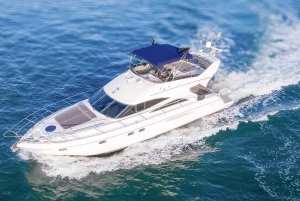 Luxury Private Boat 60 ft + 2 Jet Skis to Miami Islands