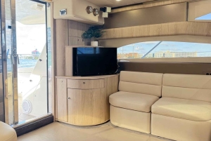 Luxury Private Boat 60 ft + 2 Jet Skis to Miami Islands