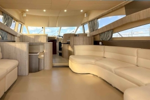 Luxury Private Boat 60 ft + 2 Jet Skis to Miami Islands