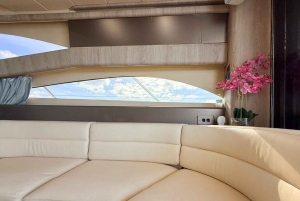 Luxury Private Boat 60 ft + 2 Jet Skis to Miami Islands