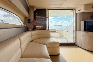 Luxury Private Boat 60 ft + 2 Jet Skis to Miami Islands