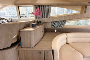 Luxury Private Boat 60 ft + 2 Jet Skis to Miami Islands