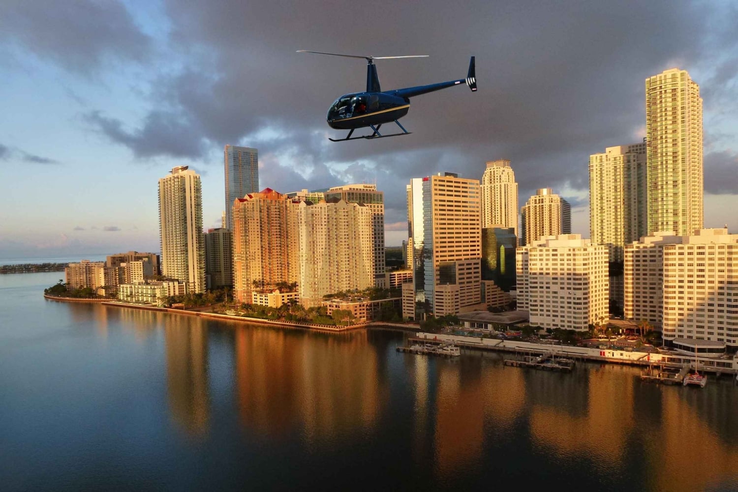 Miami : une heure de vol en hélicoptère premium