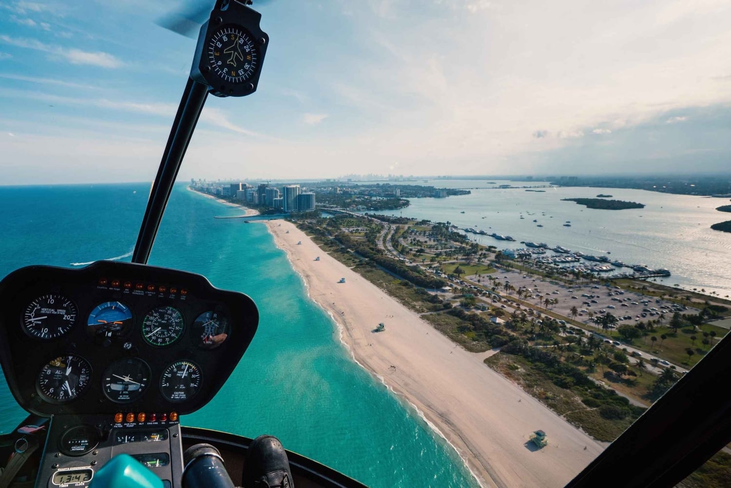Miami : une heure de vol en hélicoptère premium