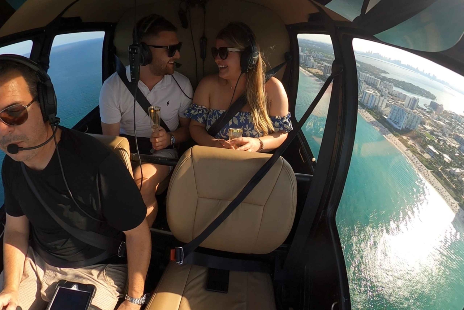 Miami : une heure de vol en hélicoptère premium