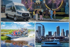 Miami: 3 en 1 Everglades, ciudad y tour en barco (2 días)