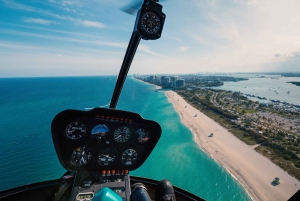 Tour privado de 30 minutos en helicóptero de lujo por South Beach