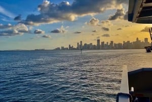 Miami: 90 minutter langt solnedgangscruise med Mojito-bar om bord