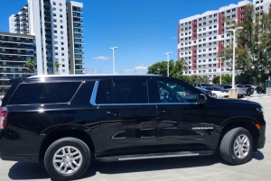 Traslados privados de lujo al aeropuerto y puerto de Miami