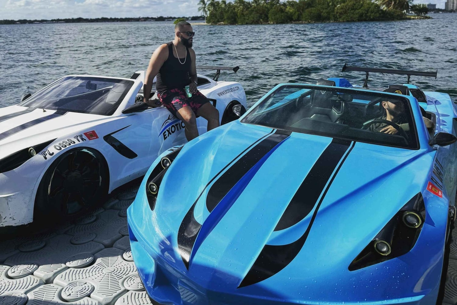 Miami Beach 1-HOUR JETCAR RIDE PLUS FREE 1-HOUR BOAT TOUR