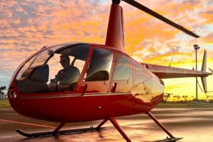 Miami Beach: Helikopterikierros: 30-minuuttinen yksityinen auringonlaskun luksushelikopterikierros