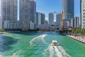 Cruise med vandtaxa i Miami Beach og Miami Biscayne Bay SKYLINE