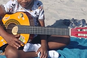 Miami: Lección de guitarra en la playa