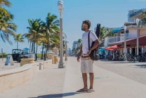 Miami: Lección de guitarra en la playa