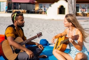 Miami: Lección de guitarra en la playa