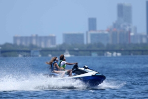 Miami Beach: ¡Aventura en moto acuática con paseo en barco gratis!
