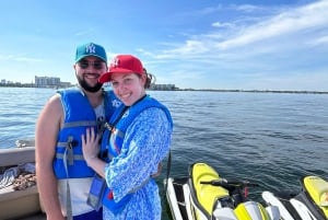 Miami Beach: Alquiler de motos acuáticas con paseo en barco incluido