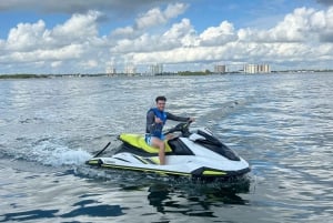 Miami Beach: Jet Ski Rental with Included Boat Ride