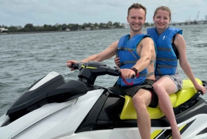 Miami Beach: Jetski Rental Experience with Boat and Drinks