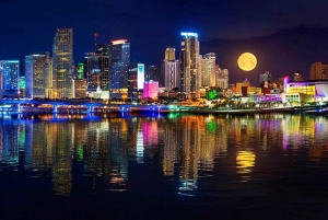 Miami Beach: Night Lights Private Air Tour - Free Champagne