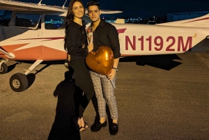 Miami Beach: Night Lights Private Air Tour - Free Champagne