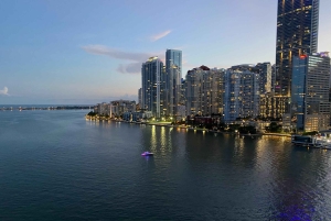 Miami Beach: Night Lights Private Air Tour - Free Champagne