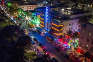 Miami Beach: Night Lights Private Air Tour - Free Champagne