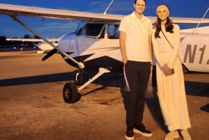 Miami Beach: Night Lights Private Air Tour - Free Champagne